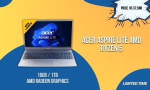 ACER ASPIRE LITE AMD RYZEN 5 5625U: 16GB/1TB Variant Laptop Max Clock…